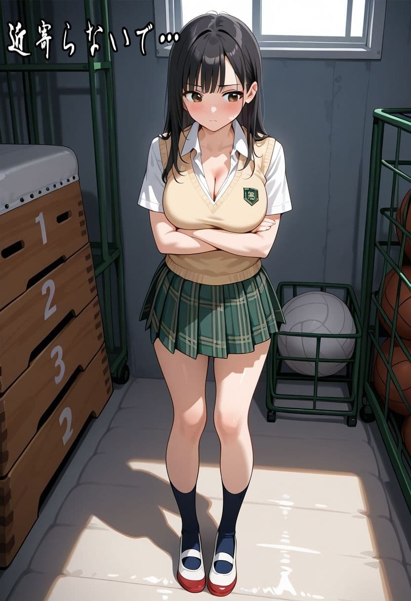 【AIイラスト】大嫌いなオジサンなのに――二人の美女が抗えなくなるまで サンプル2