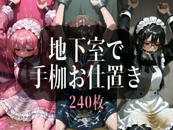 地下室で手枷お仕置き
