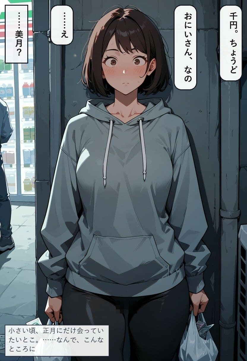『格安でハメさせてくれる女』の噂を確かめに行ったら、家を失ったいとこだった サンプル2