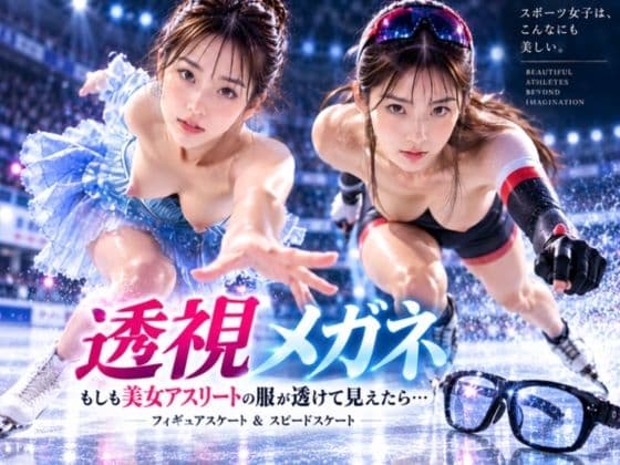 透視メガネ -もしも美女アスリートの服が透けて見えたら-