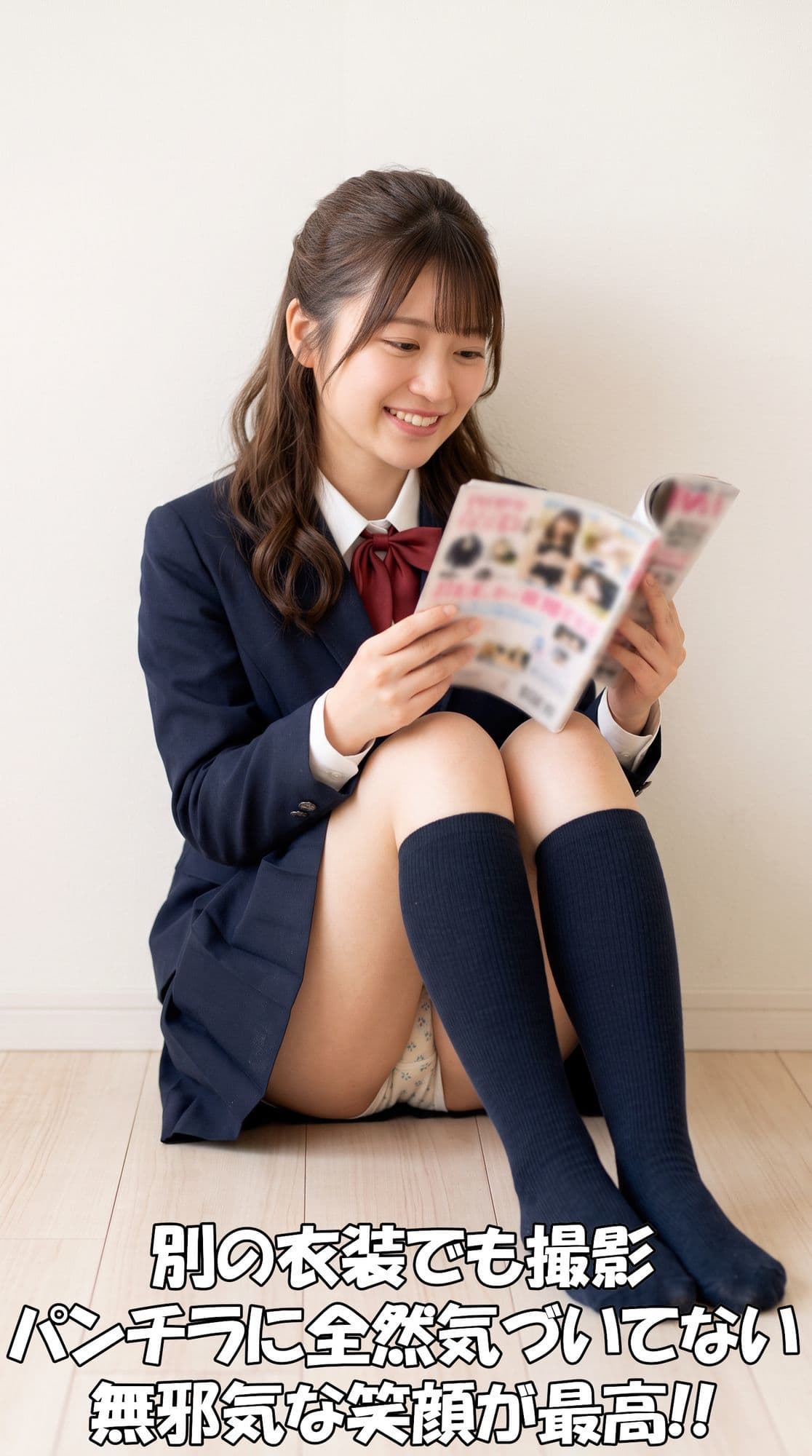 【パンチラ写真集】「雑誌のモデルを探してて…」記者を装って美女を個室へ。真面目な撮影のフリで騙して、無防備なパンチラを激写した記録【超特大500枚】 サンプル4