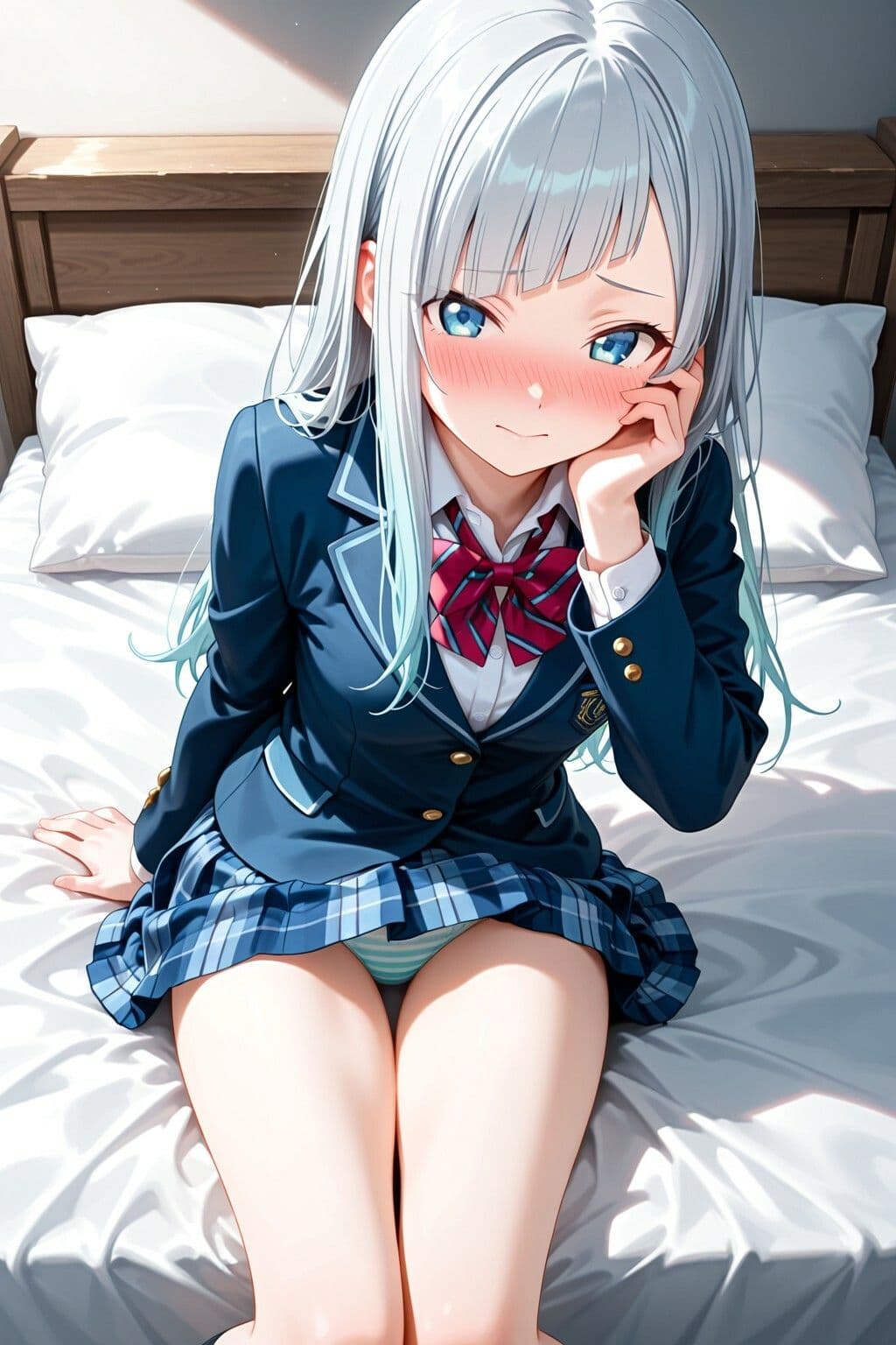 【義妹×背徳】銀髪ロングの妹に自宅で中出ししまくる サンプル1