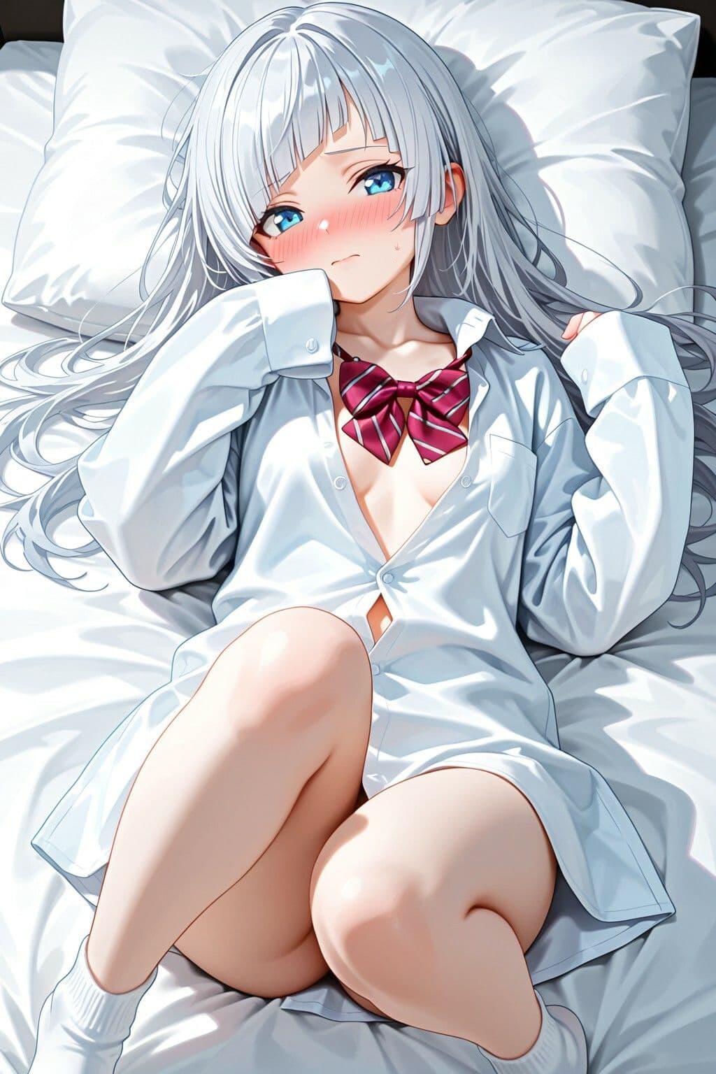 【義妹×背徳】銀髪ロングの妹に自宅で中出ししまくる サンプル3