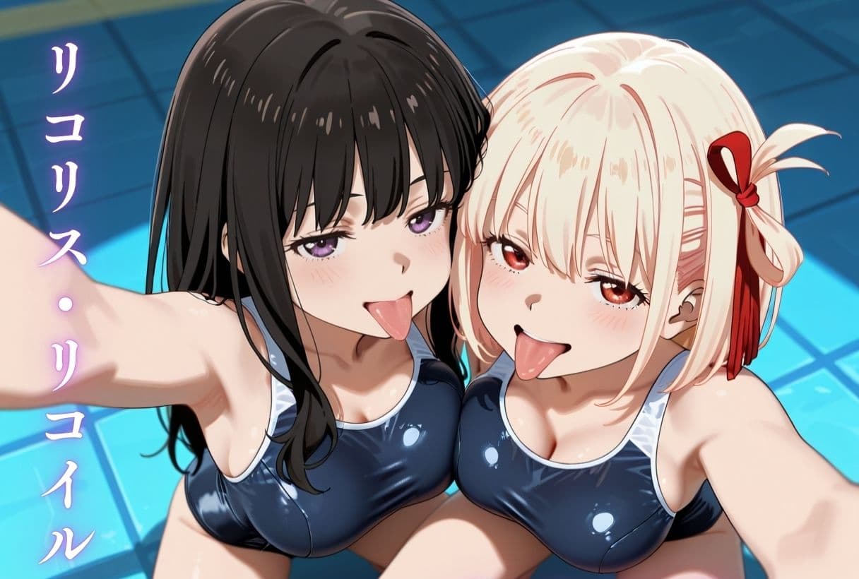 ドスケベ水泳部の性処理係になった話【リコリス・リコイル編】 サンプル9