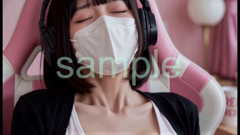 巨乳ボブカットちゃんのえちえちオナニー配信 サンプル6