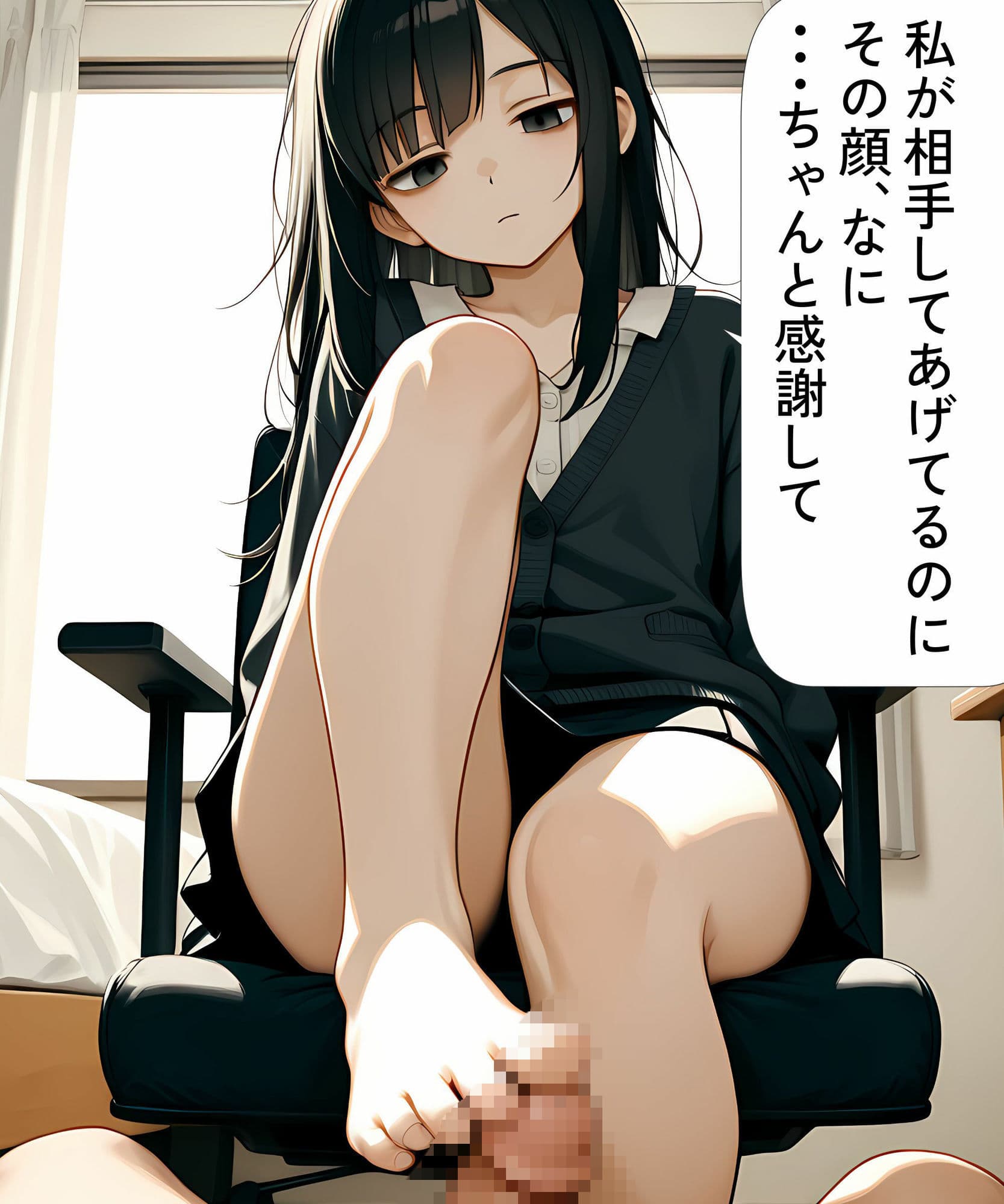 陰キャ女子の専属足コキマゾにされた  〜私以外で興奮したらダメですよ〜 サンプル6