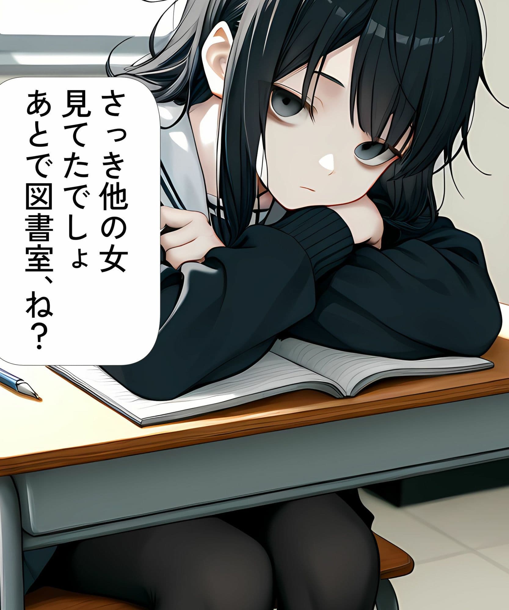 陰キャ女子の専属足コキマゾにされた  〜私以外で興奮したらダメですよ〜 サンプル7