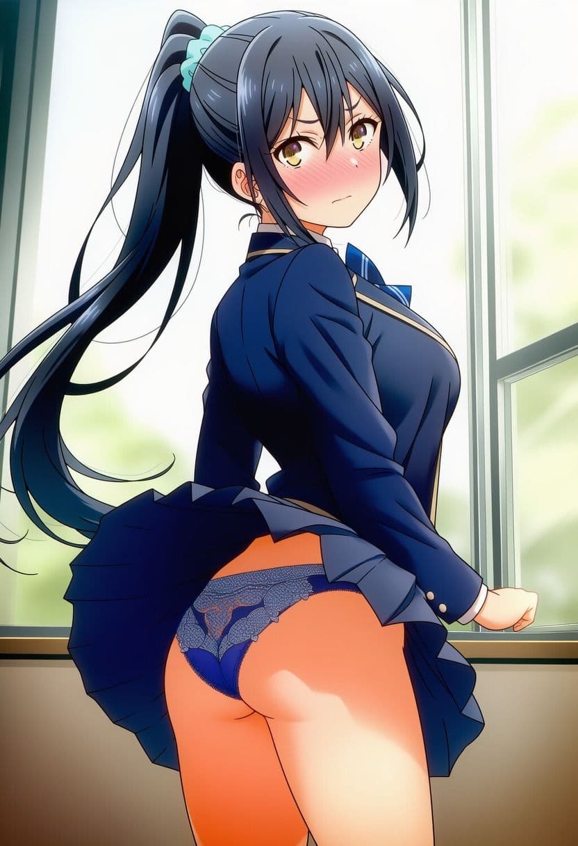 ポニテJKのパンチラ集Day1 サンプル2