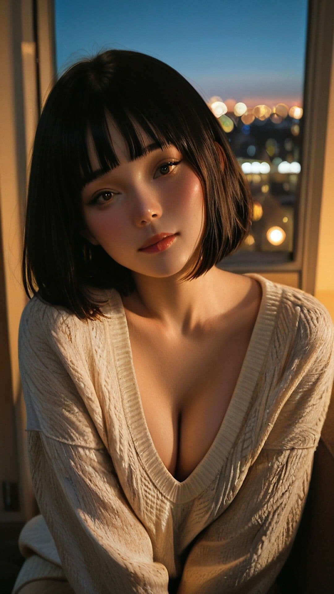 【AIグラビア】完全主観POV・僕だけのカノジョと秘密の家デート50枚超 サンプル4