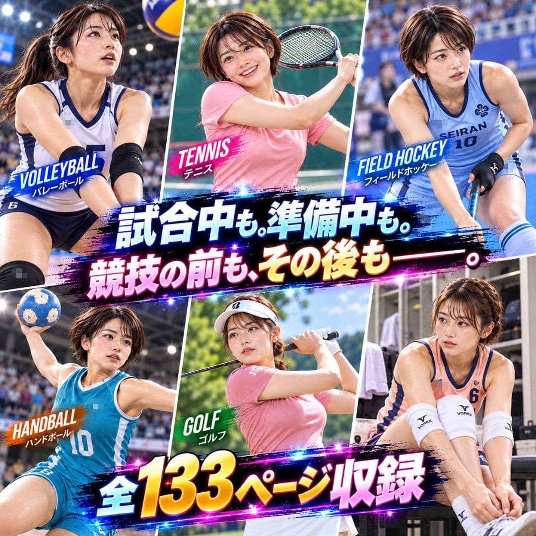 透視メガネ -もしも美女アスリートの服が透けて見えたら- Vol.2 サンプル9