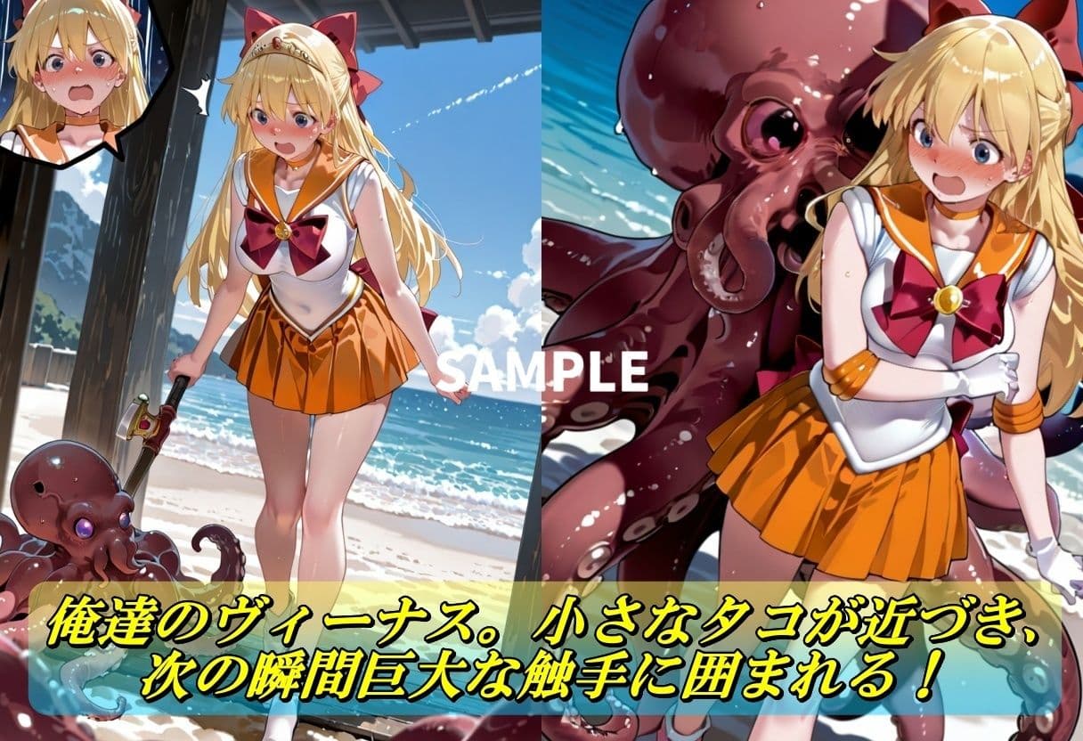 俺達のヴィーナスがっ！タコの触手でイキ地獄SEX サンプル1