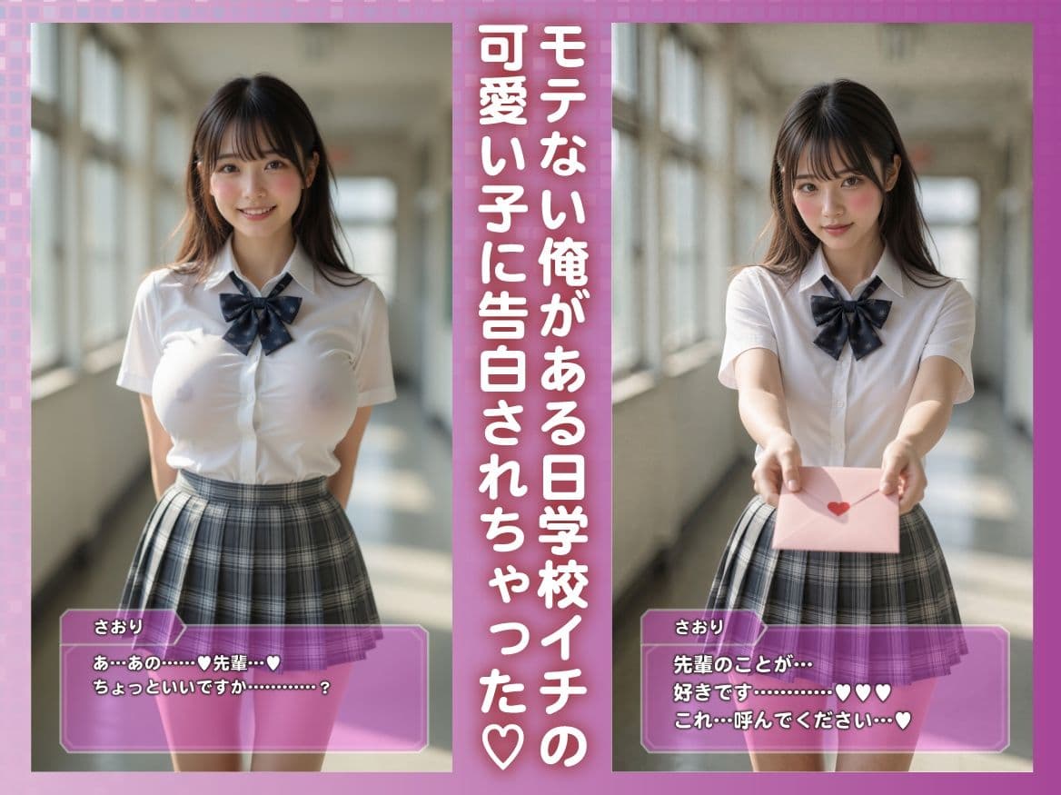 もしもブサイク男が学校イチの美少女に告白されたら… サンプル2