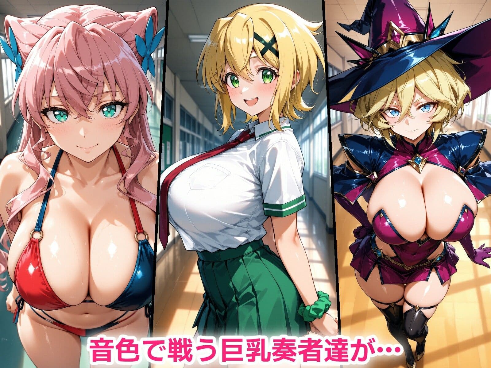 催●おじさんに寝取られる！巨乳奏者たち〜全員メス堕ち・孕ませ〜 サンプル1