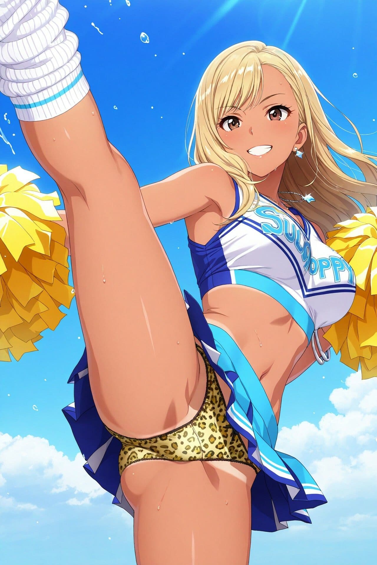 生パンチアガールのたくし上げ＆ハイキックパンチラ  Vol.2 サンプル3