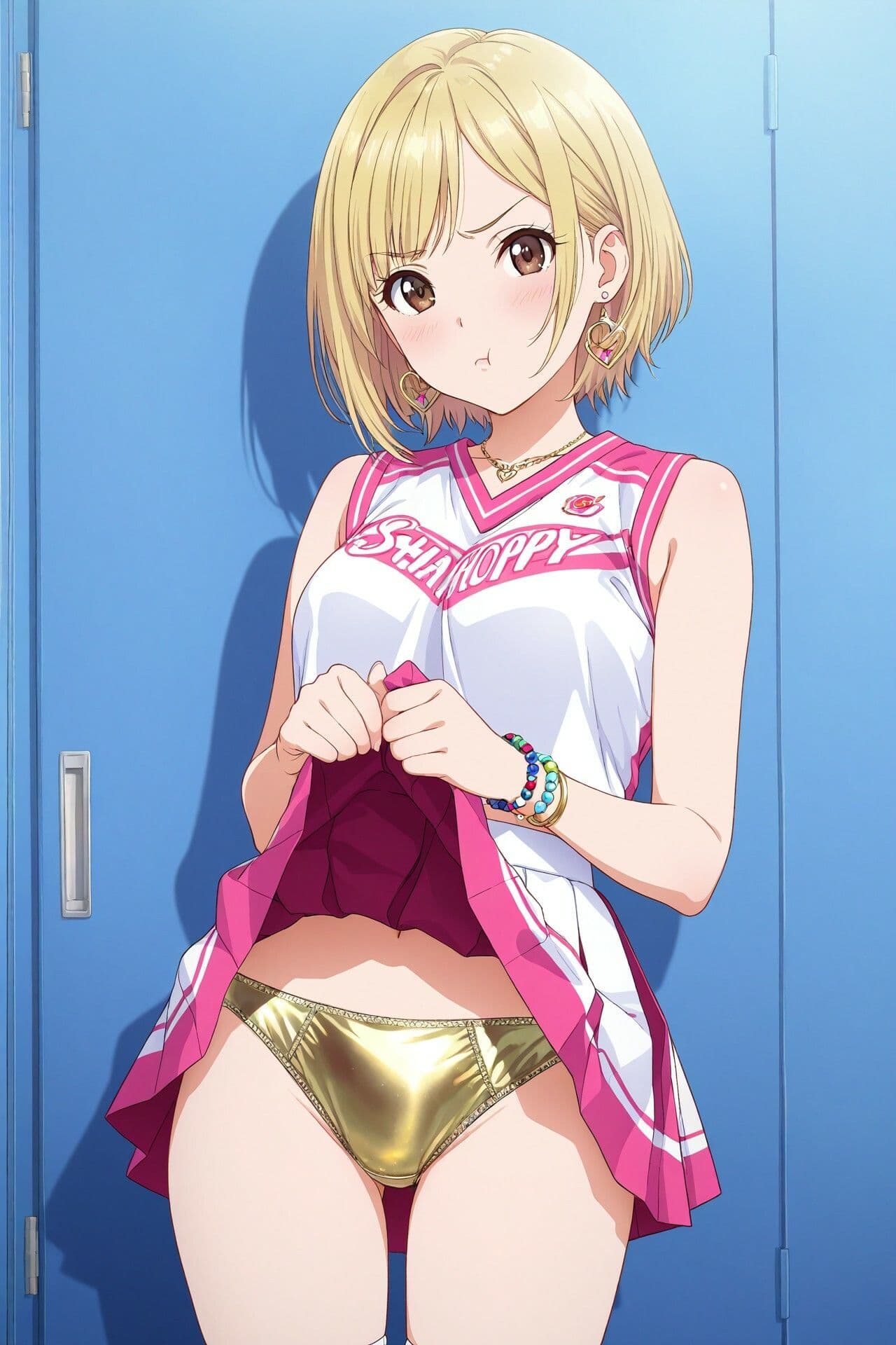 生パンチアガールのたくし上げ＆ハイキックパンチラ  Vol.2 サンプル4