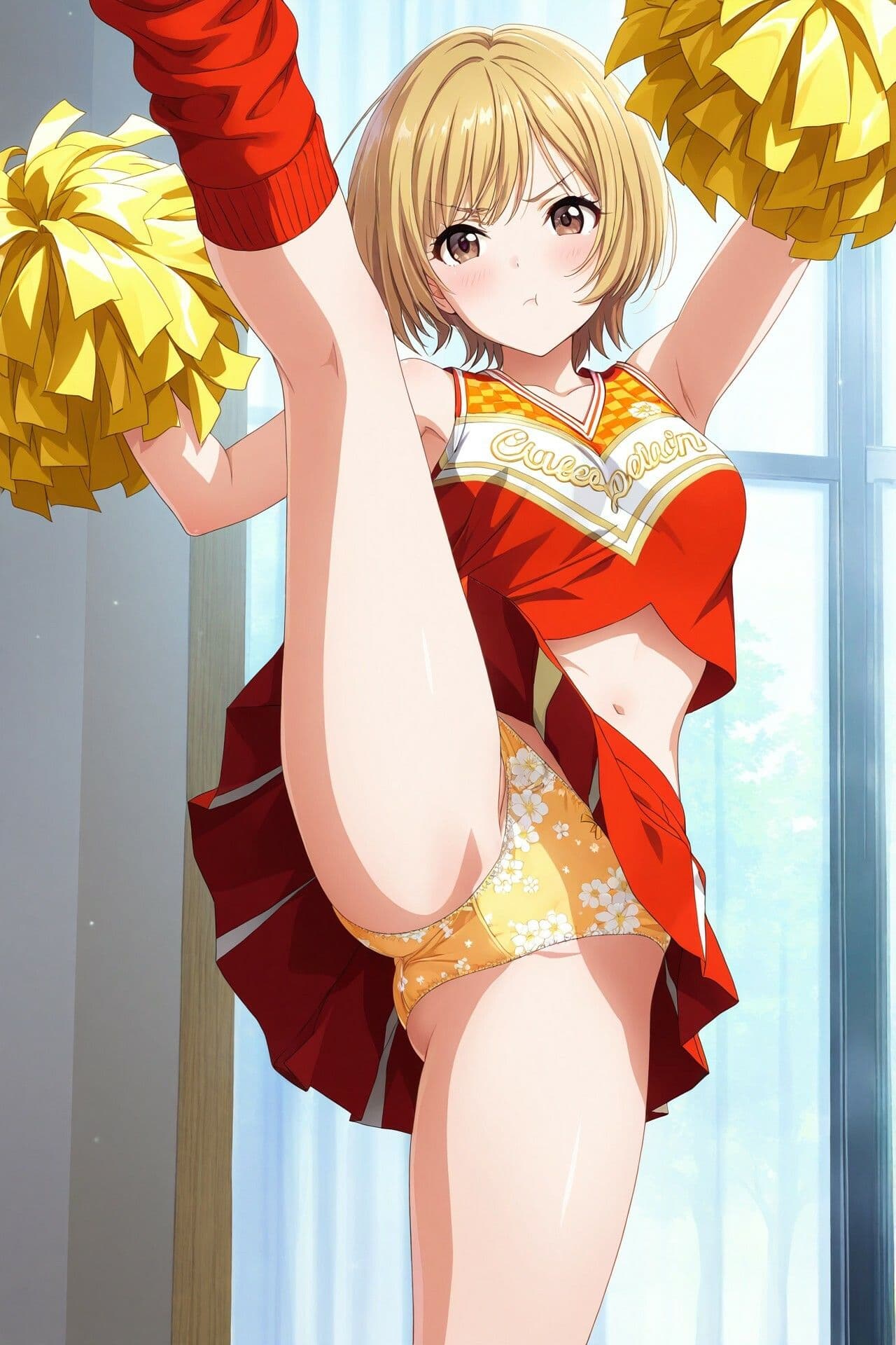 生パンチアガールのたくし上げ＆ハイキックパンチラ  Vol.2 サンプル5