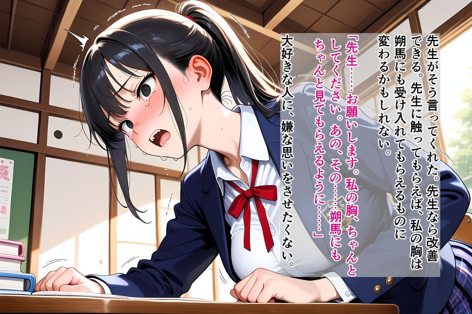 彼氏が問題集を解いている隣の部屋で、私は催●で先生のものになりました_前編 サンプル10