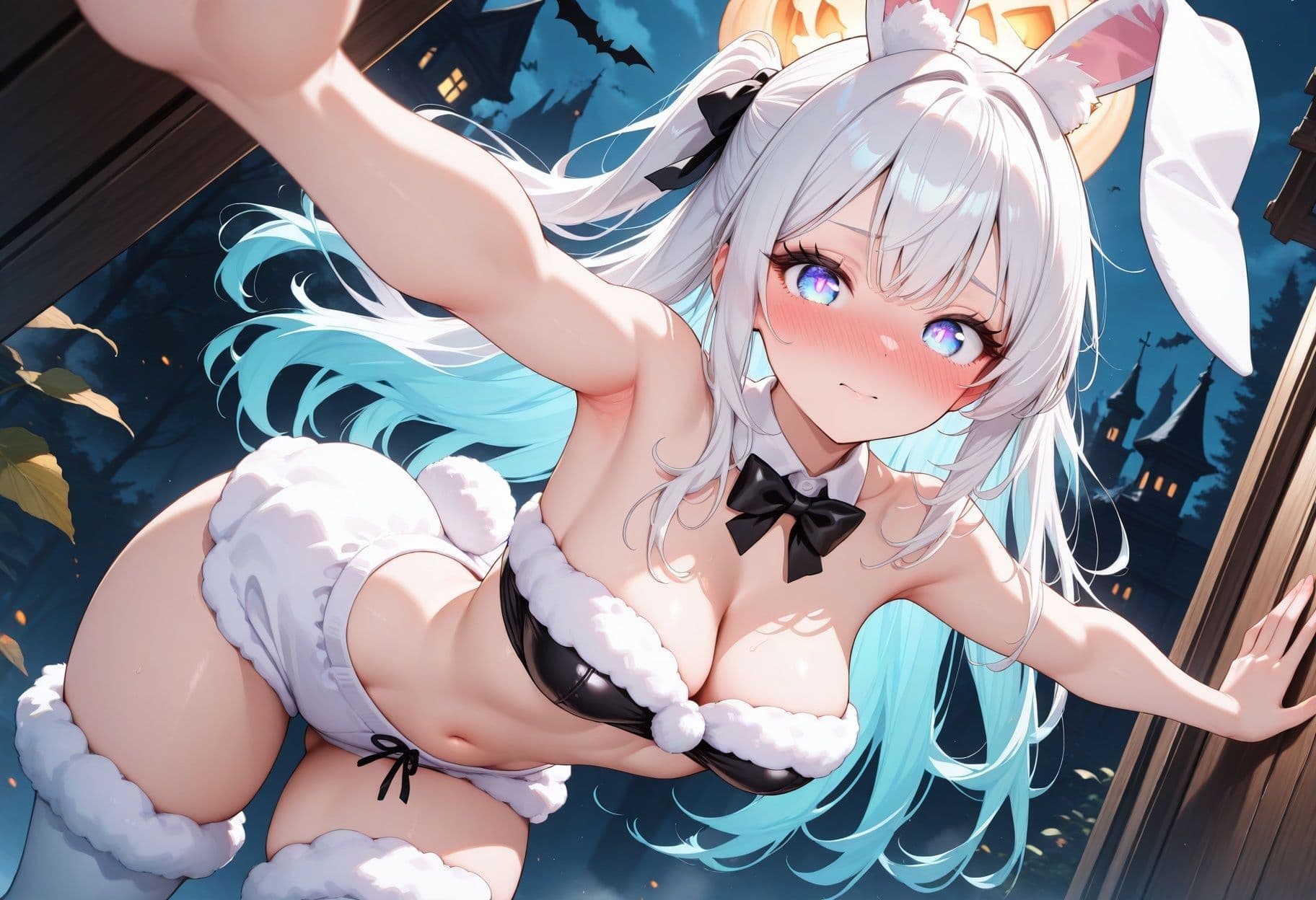 ハロウィン性指導×バニー編〜淫らに脚を開き精液まみれ連続絶頂〜 サンプル1