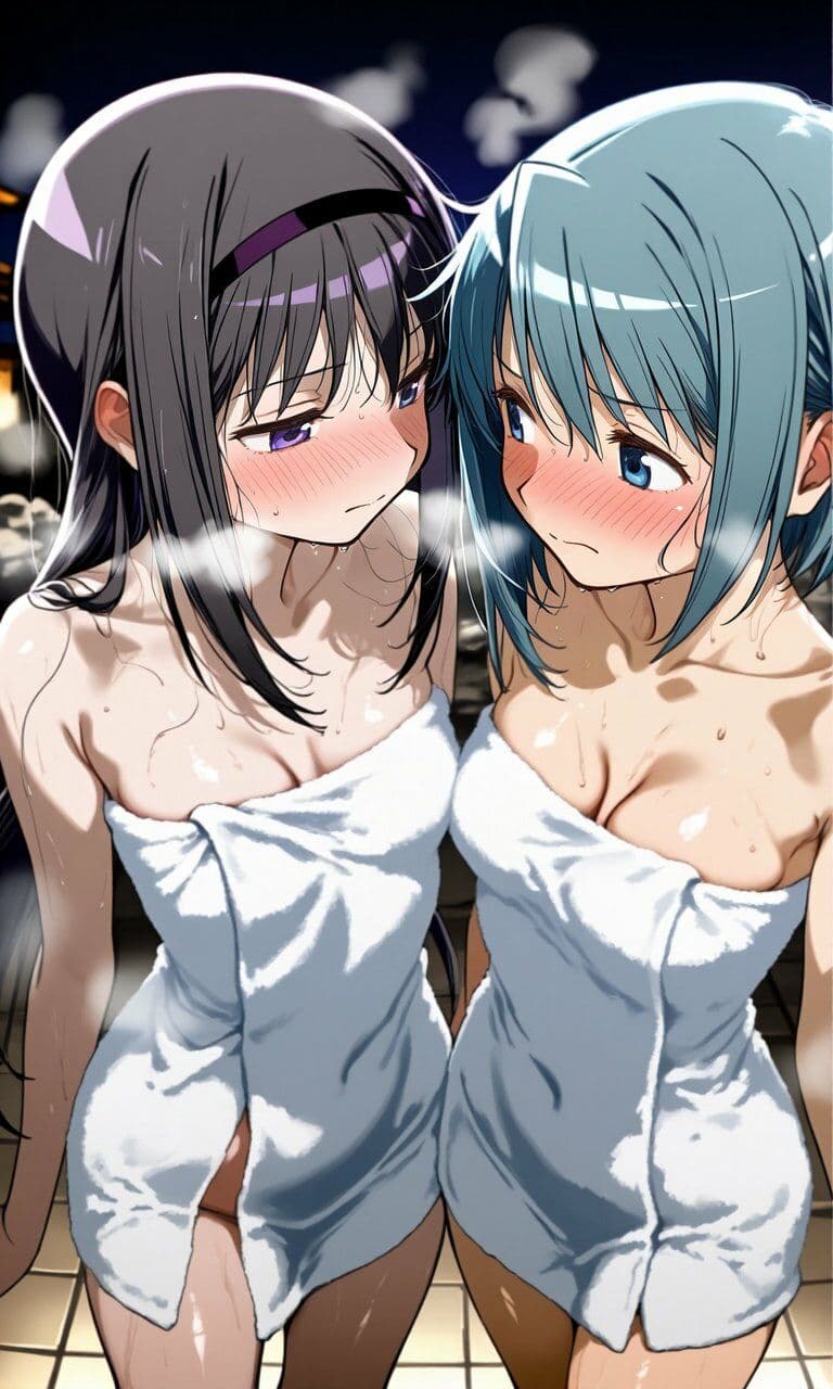 暁美ほむらと美樹さやかがイチャイチャする本 サンプル2