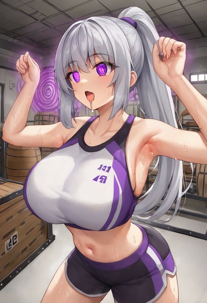 【AI生成】絶対服従のうずまき目！催●で陥落するOL＆アスリート女子大生 サンプル1