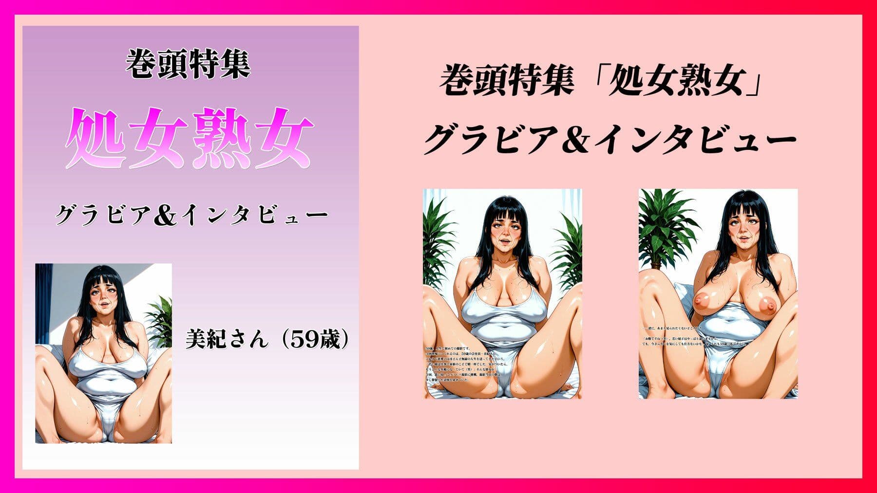 秘密のAI発情熟女クラブ Secret AI MILF 創刊号 サンプル1