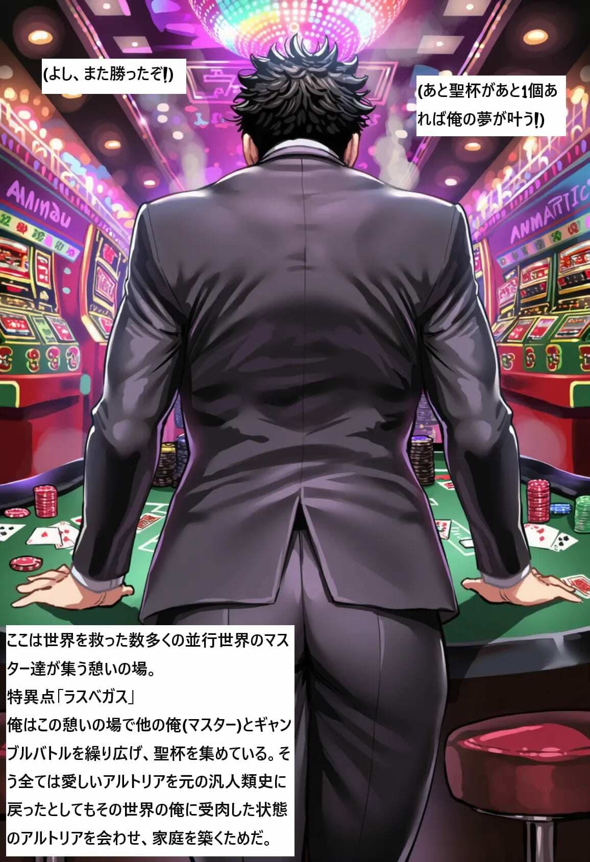並行世界の黒人と化したマスターにセックスバトルに負けてアルトリアを寝取られるが最終的に「純愛」ENDになる話 サンプル1