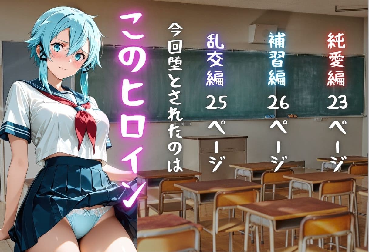 シ◯ンが彼氏と甘エッチ直後、教師NTR中出しされ学園肉便器に堕ちた サンプル1