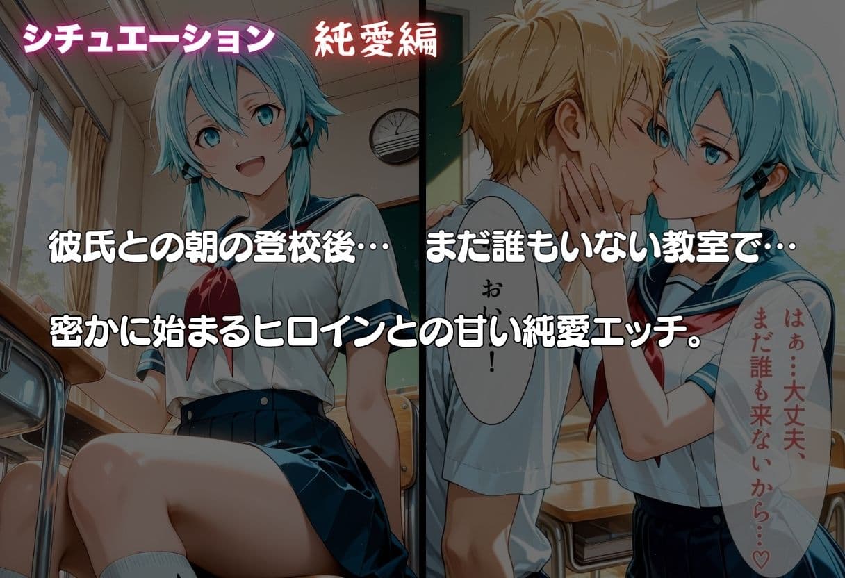 シ◯ンが彼氏と甘エッチ直後、教師NTR中出しされ学園肉便器に堕ちた サンプル2