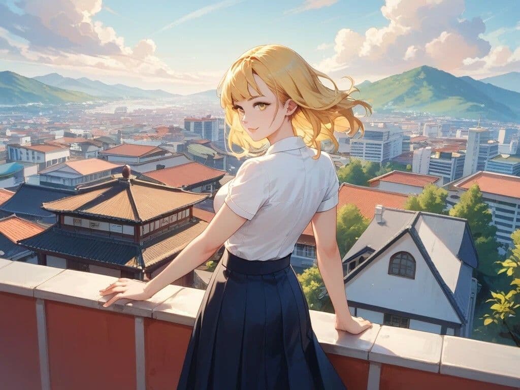 白エプロン家政婦と紅葉を楽しむ美女と屋上プレイと雨宿り古民家 サンプル7