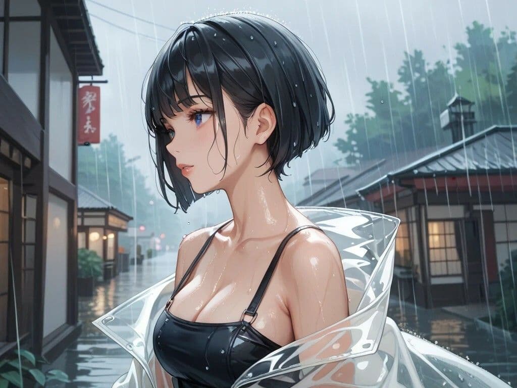 白エプロン家政婦と紅葉を楽しむ美女と屋上プレイと雨宿り古民家 サンプル9