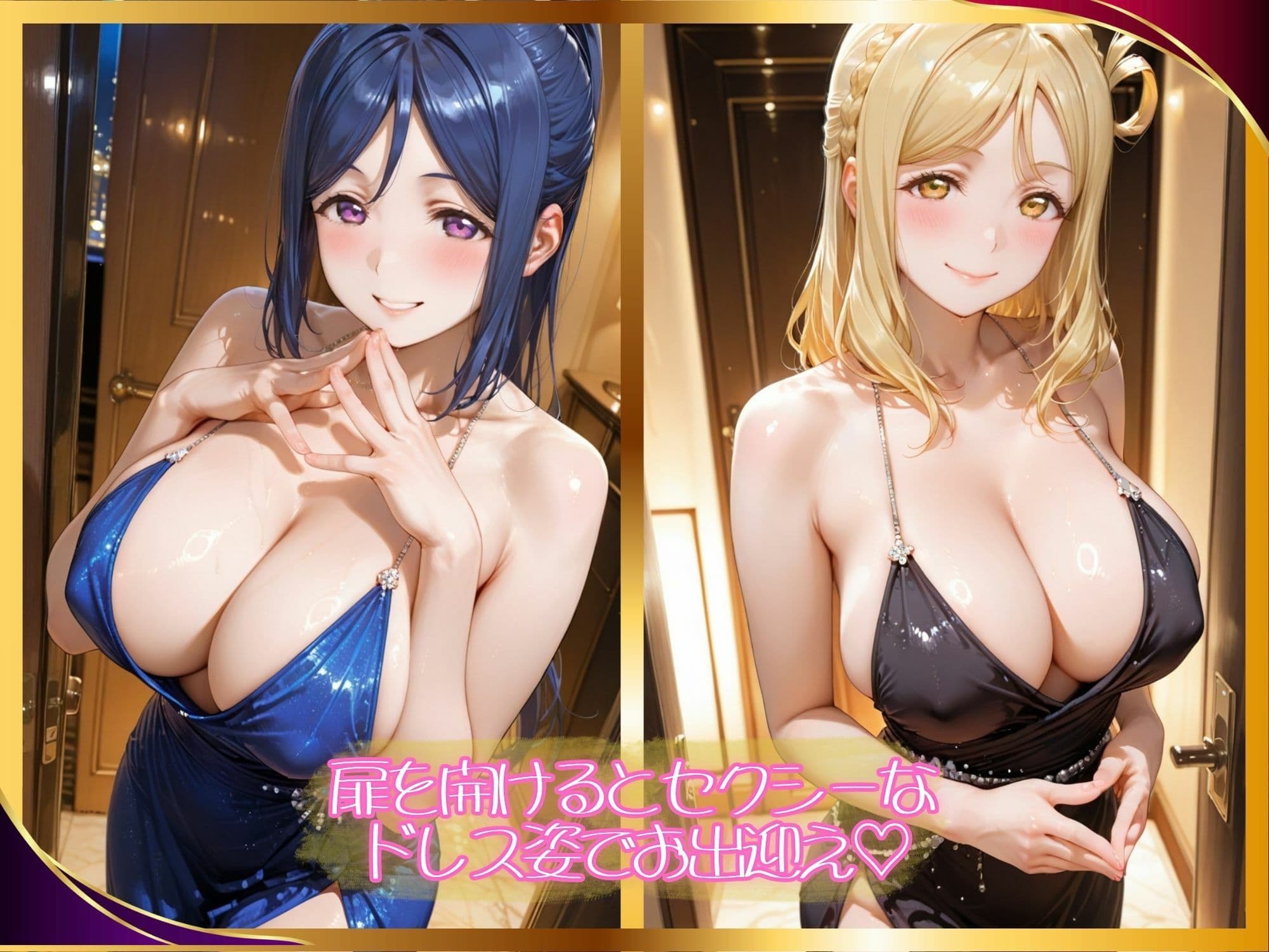 【高級風俗嬢】濃厚ご奉仕 〜ラブラ●ブ！サ●シャイン！！ 松浦 ●南＆小原 ●莉〜 サンプル1
