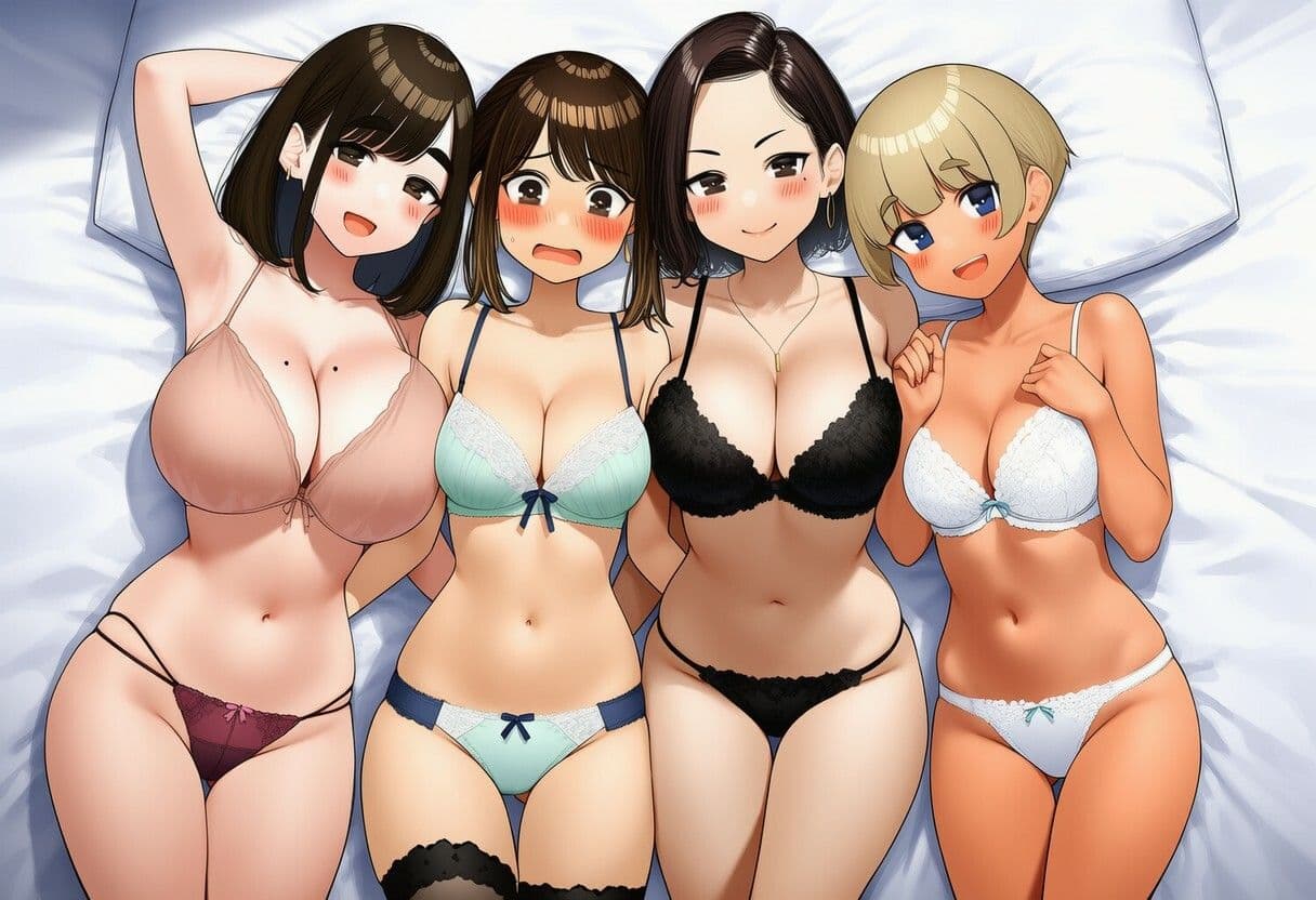 同期ちゃん達のどきどきお泊り会 サンプル1