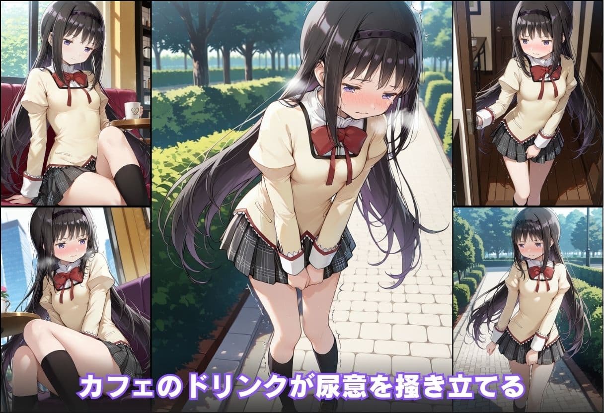 尿意の限界 ドギマギおもらし 暁美ほむら サンプル5