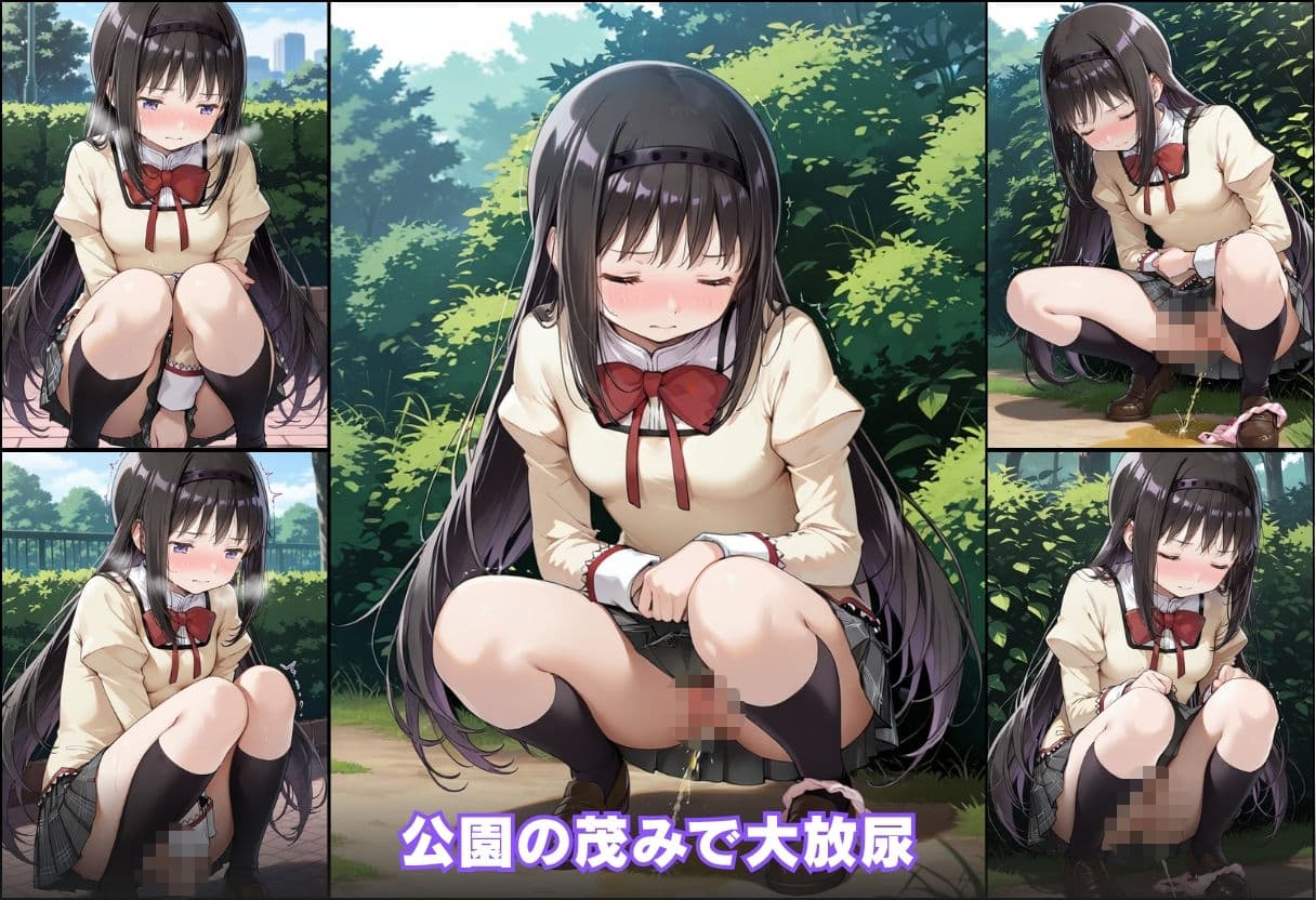 尿意の限界 ドギマギおもらし 暁美ほむら サンプル6