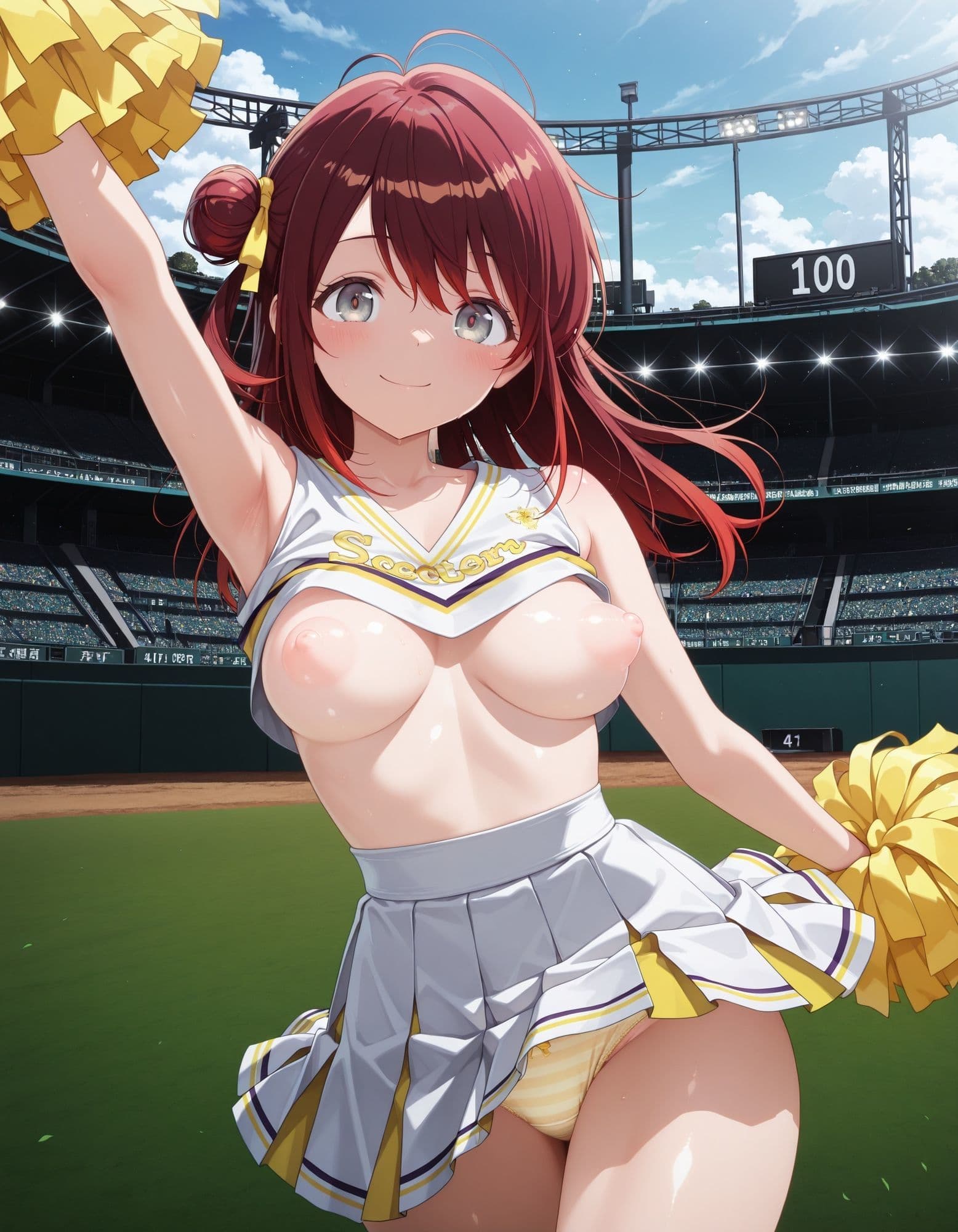 チアガールのパンチラ2 サンプル1