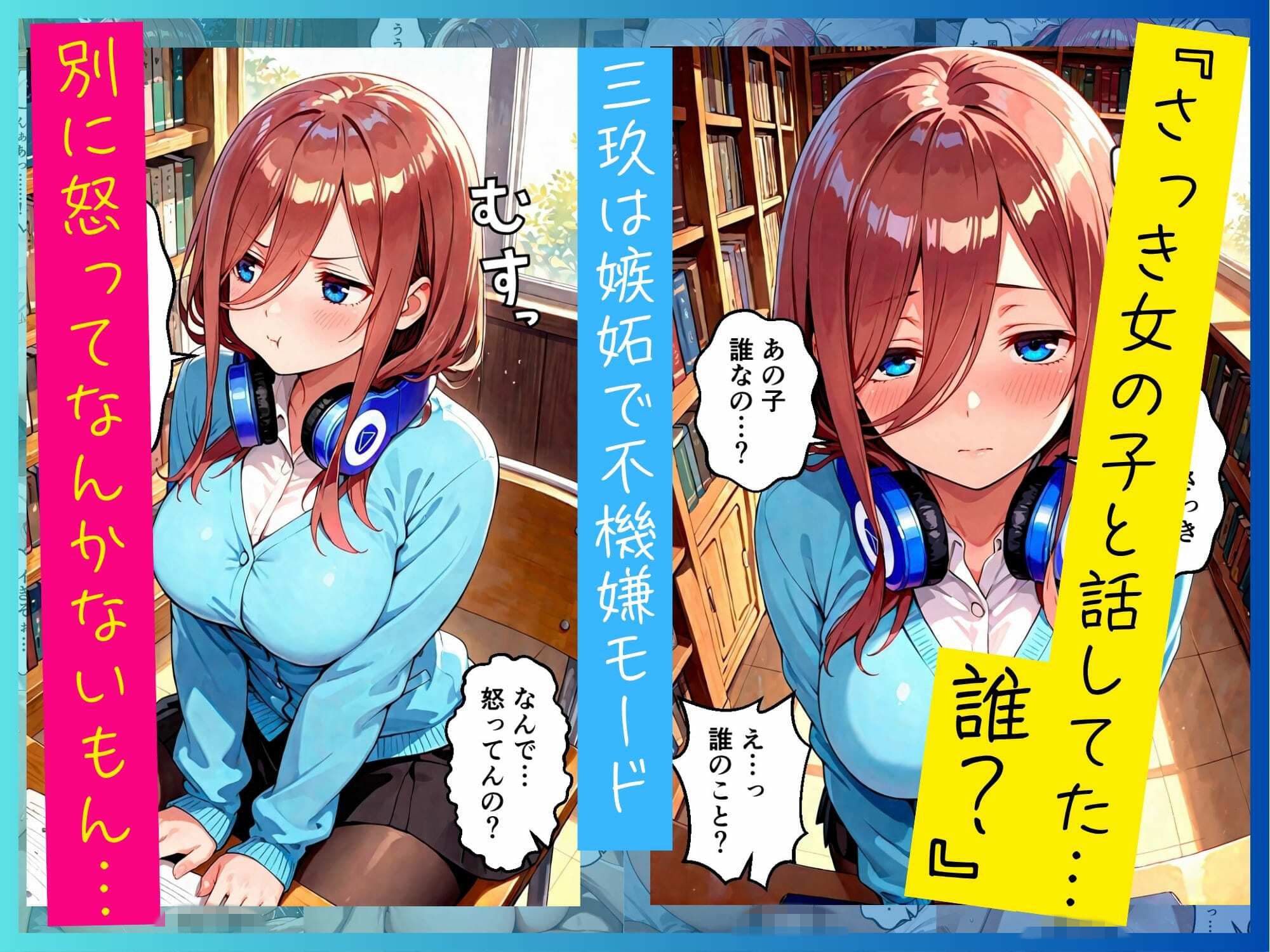 ツンデレニ乃とクールな三玖のいちゃいちゃでHな日常 サンプル8