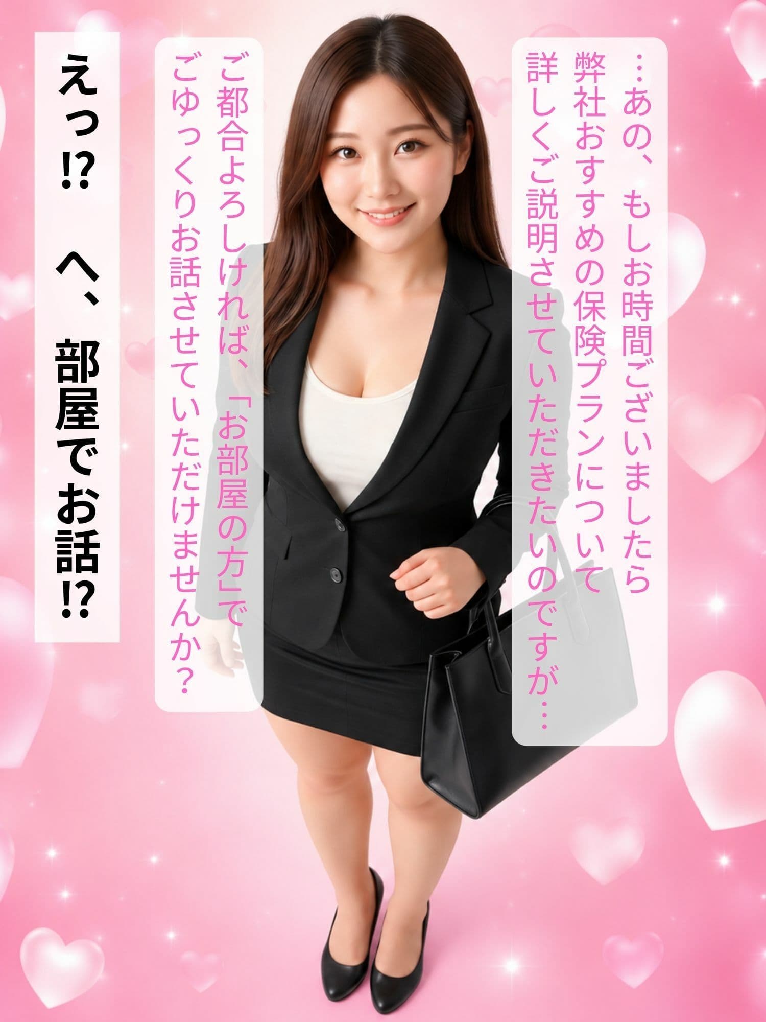 生保レディのムレッムレ色仕掛け営業に負けて、多額の保険料と精子を搾取されたマゾの話【パンスト足コキ】【マゾ射精】【匂いフェチ】 サンプル3