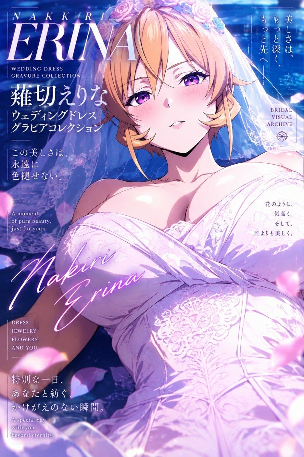 薙切えりなウェディングドレスグラビアコレクション サンプル7