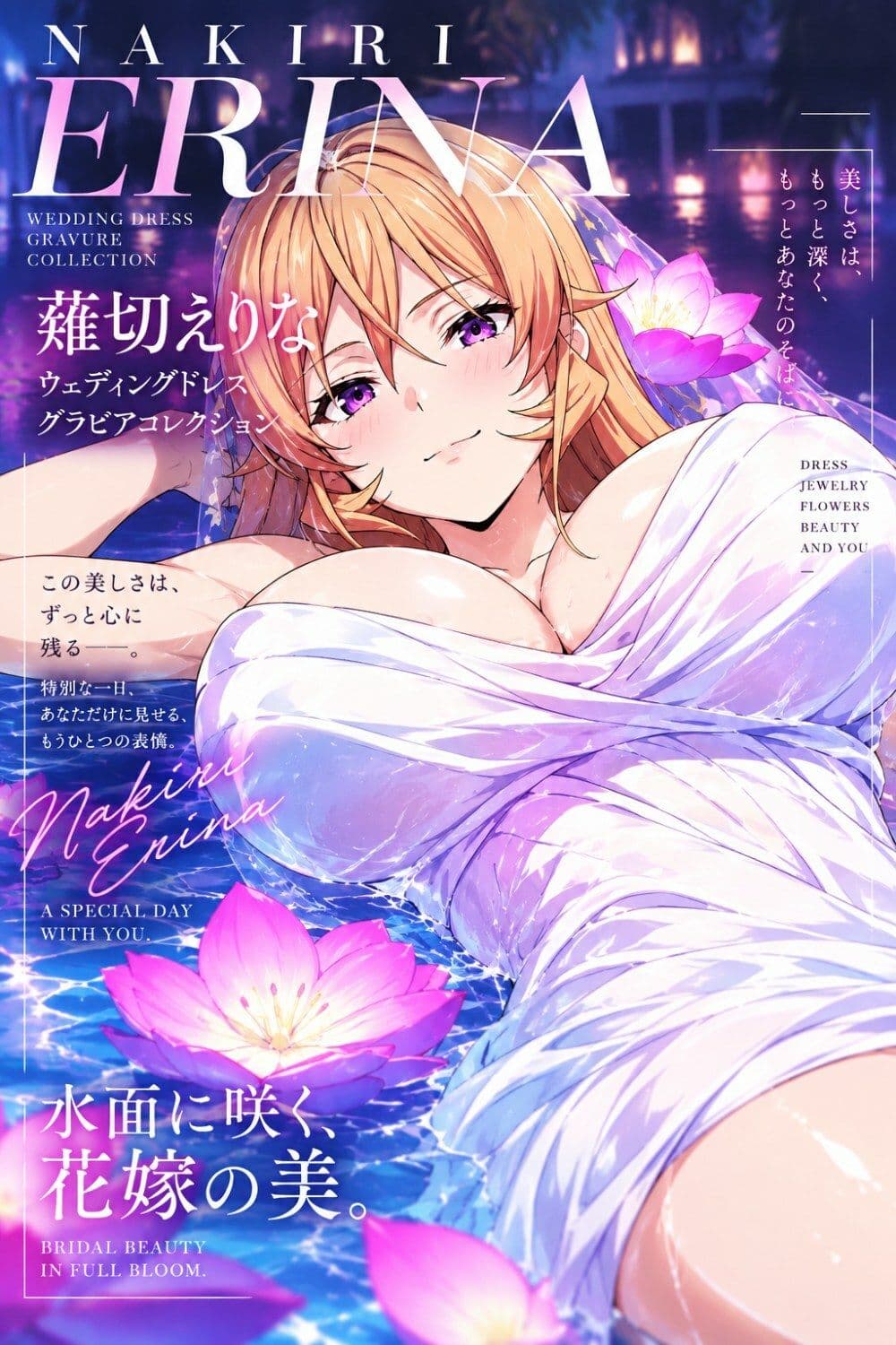薙切えりなウェディングドレスグラビアコレクション サンプル9