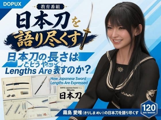 パンチラガチャ★霧島 愛唯（きりしま めい）『日本刀を語り尽くす』第1章-まず「日本刀とは何か」を知る（014-日本刀の長さはどうやって表すのか？）