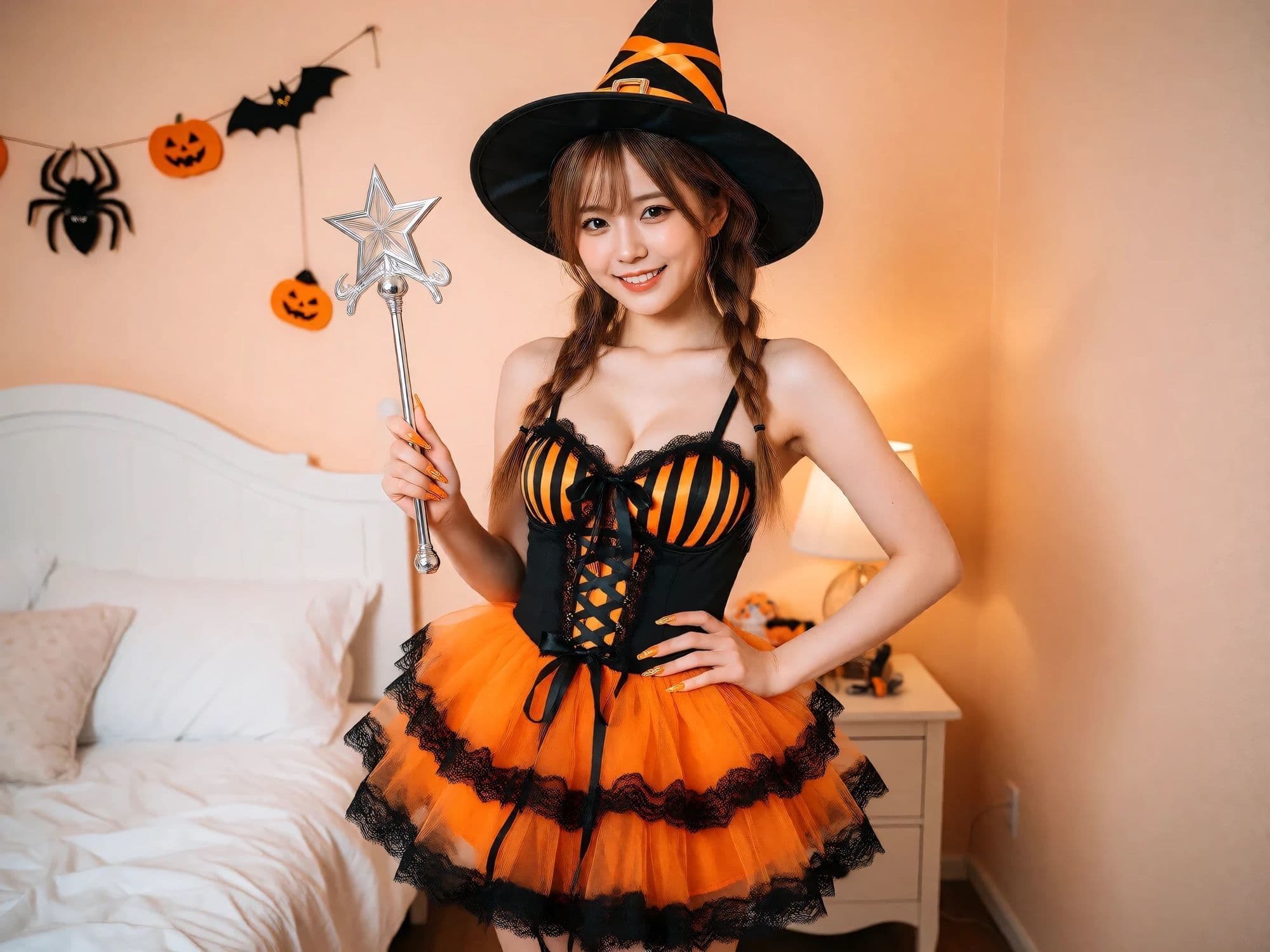 ハロウィンコスプレ風◯嬢  本番生中無料オプシ サンプル4
