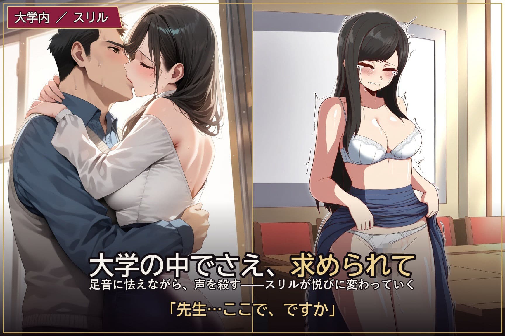 先生のためなら 〜清楚な女子大生が教授に堕ちるまで〜【後編】 サンプル9
