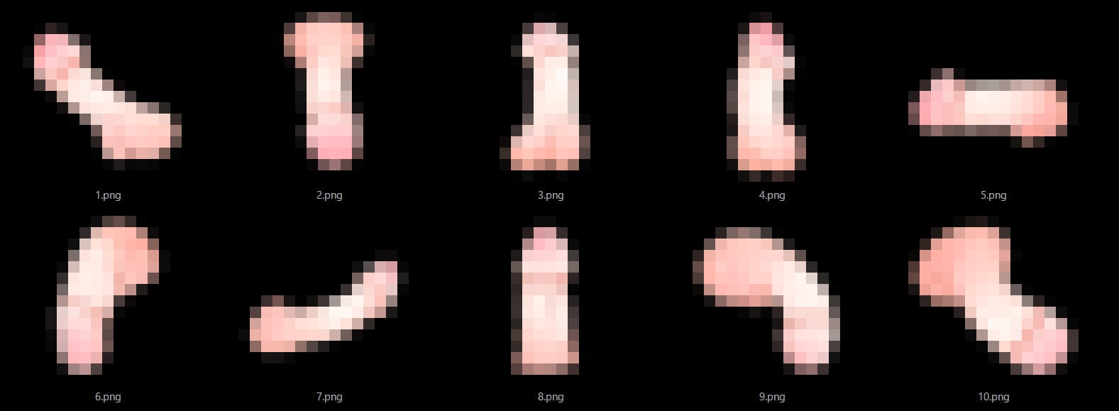 男性器素材2（色白） サンプル3