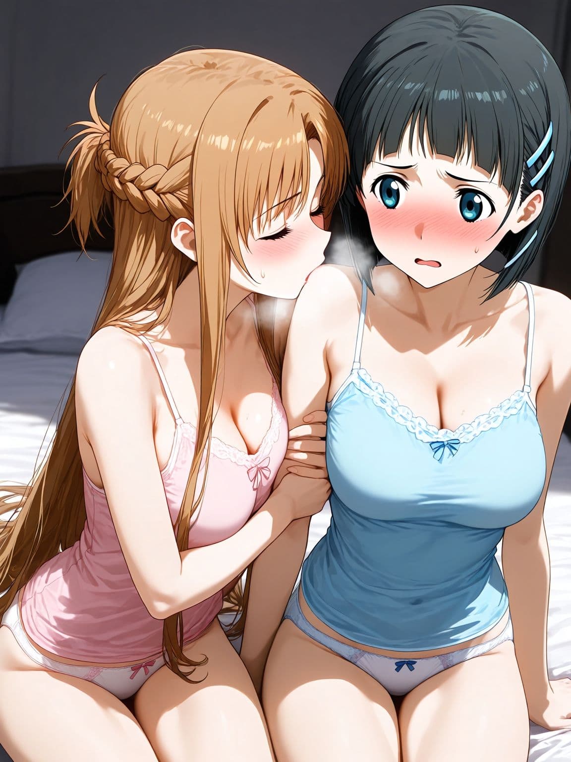 明日奈×直葉 サンプル2