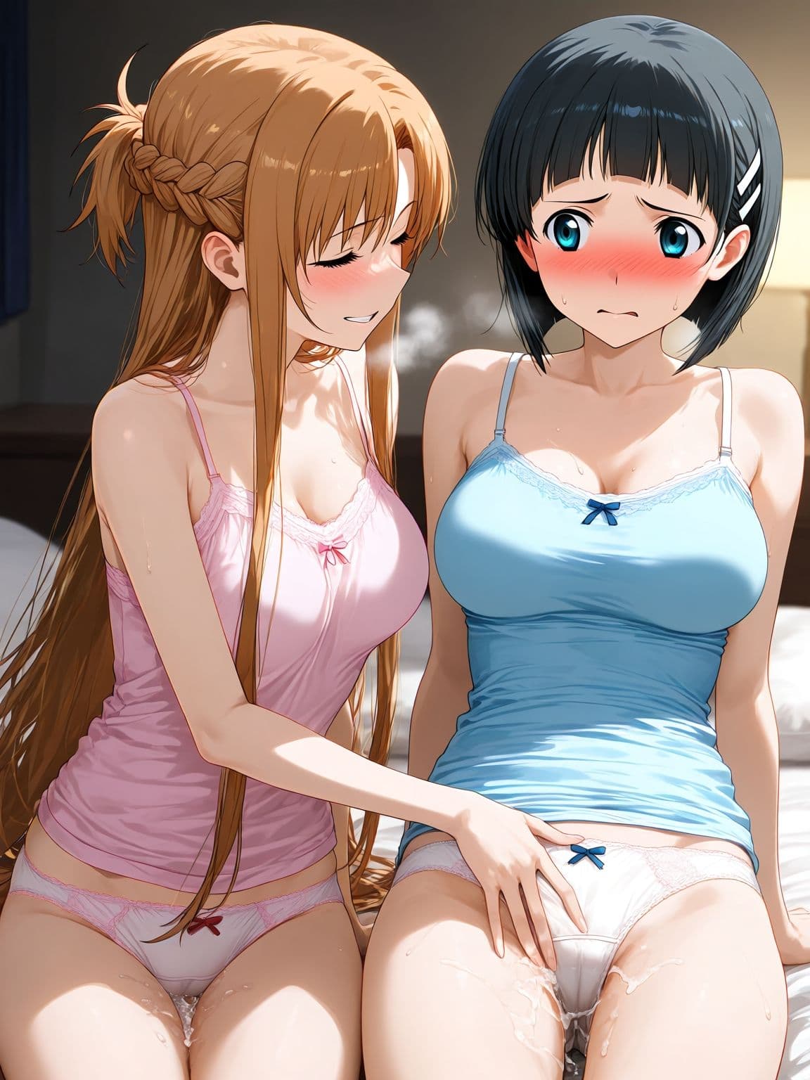 明日奈×直葉 サンプル3