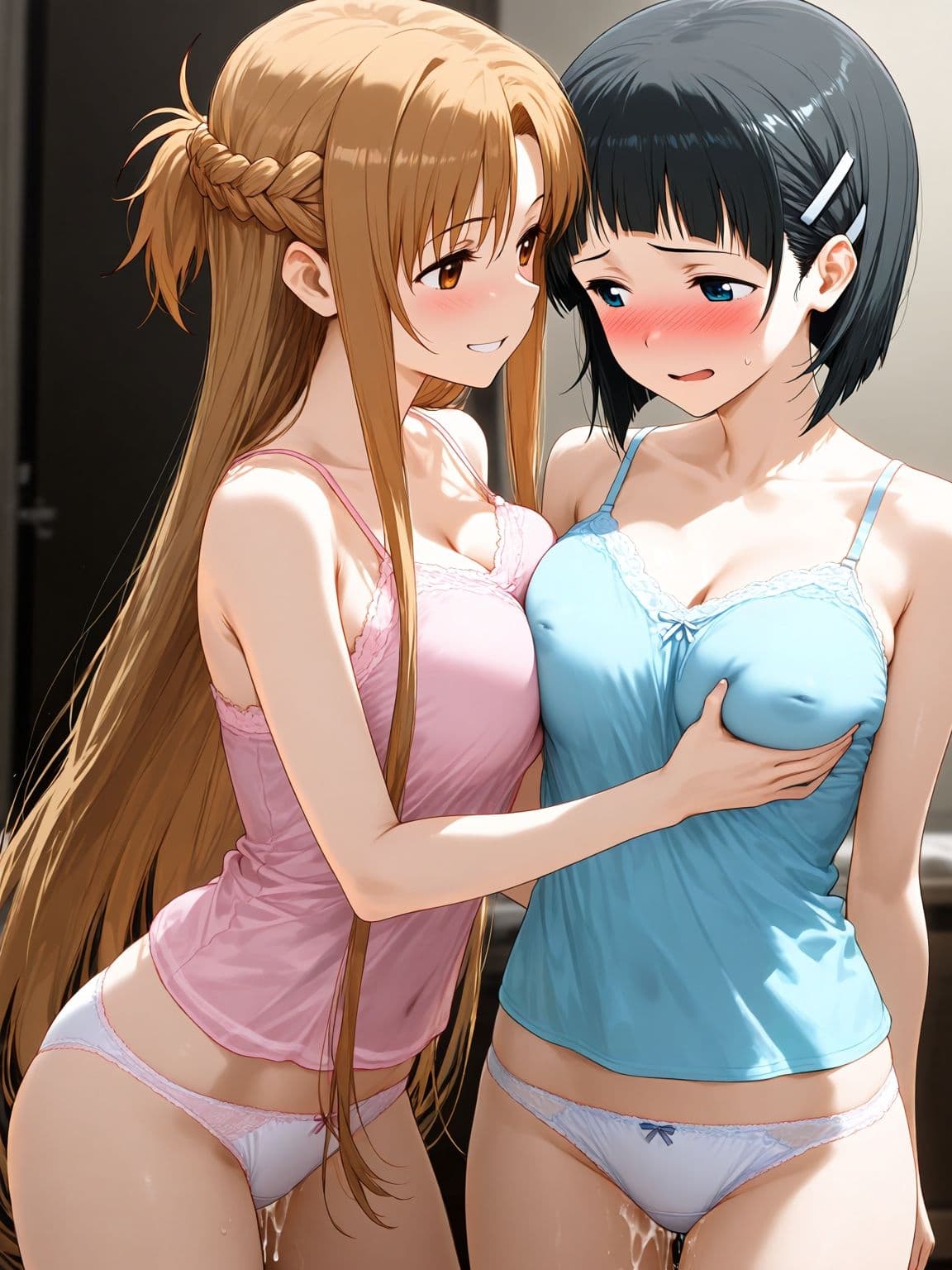 明日奈×直葉 サンプル4