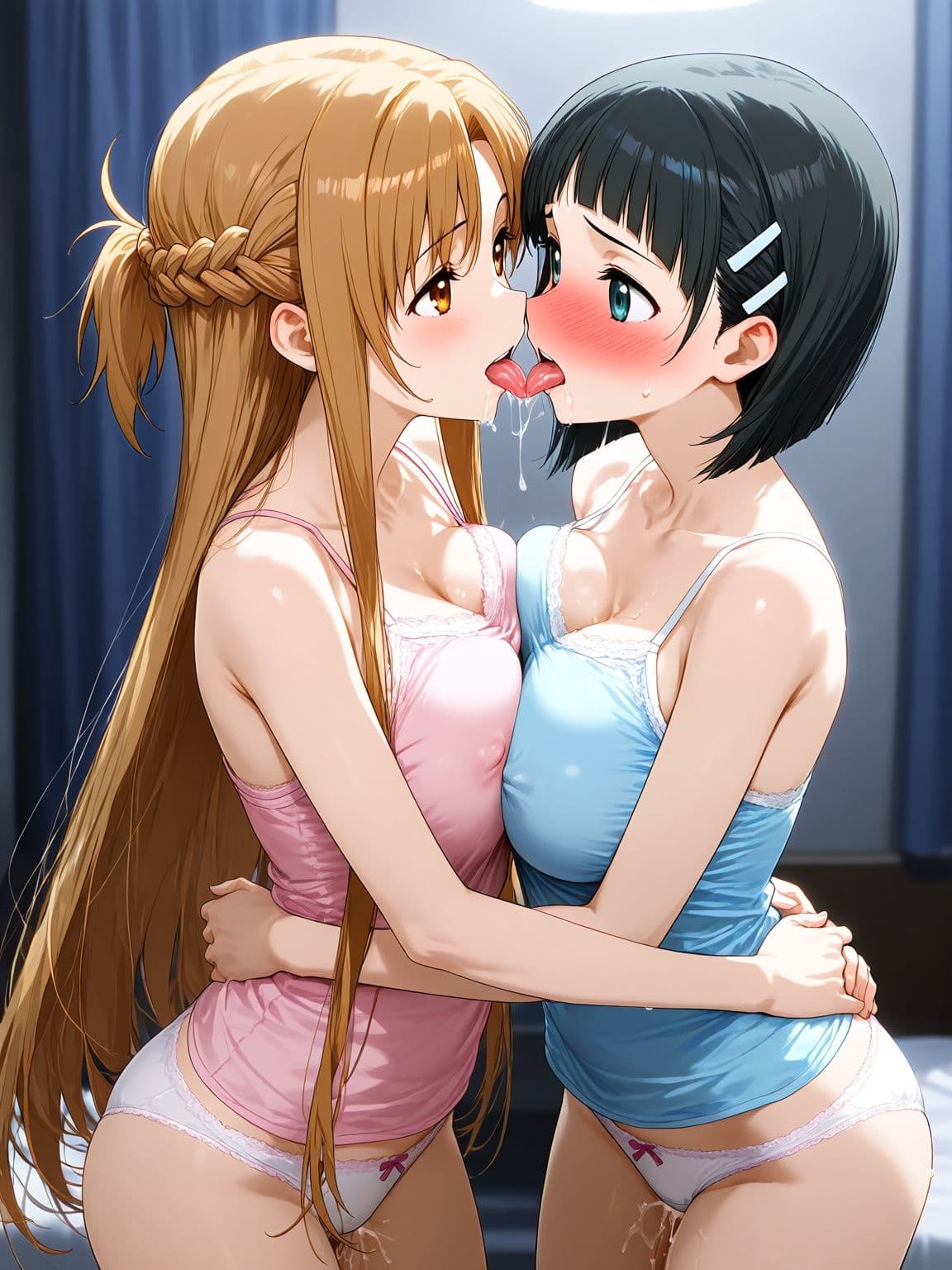 明日奈×直葉 サンプル5