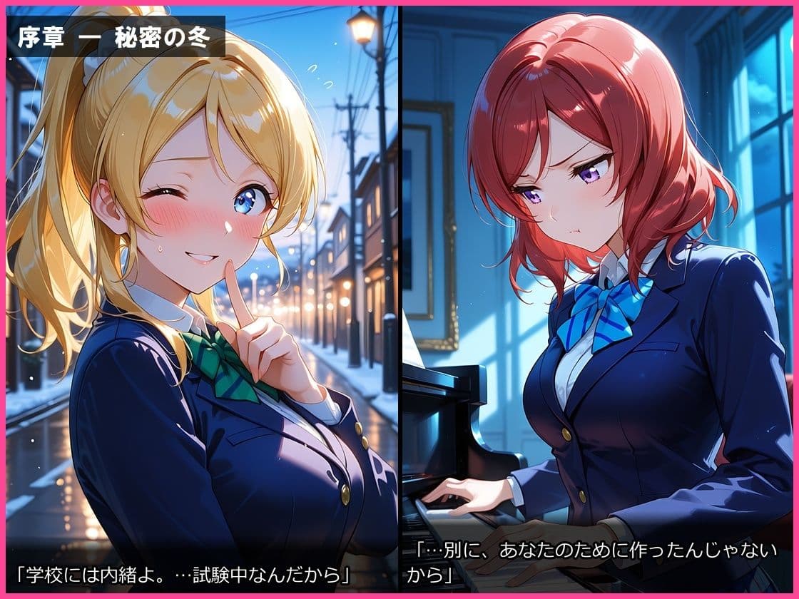 【ラブ〇イブ！】不良たちに寝取られ、肉便器に堕ちた件。絢〇絵里＆西〇野真姫 サンプル1