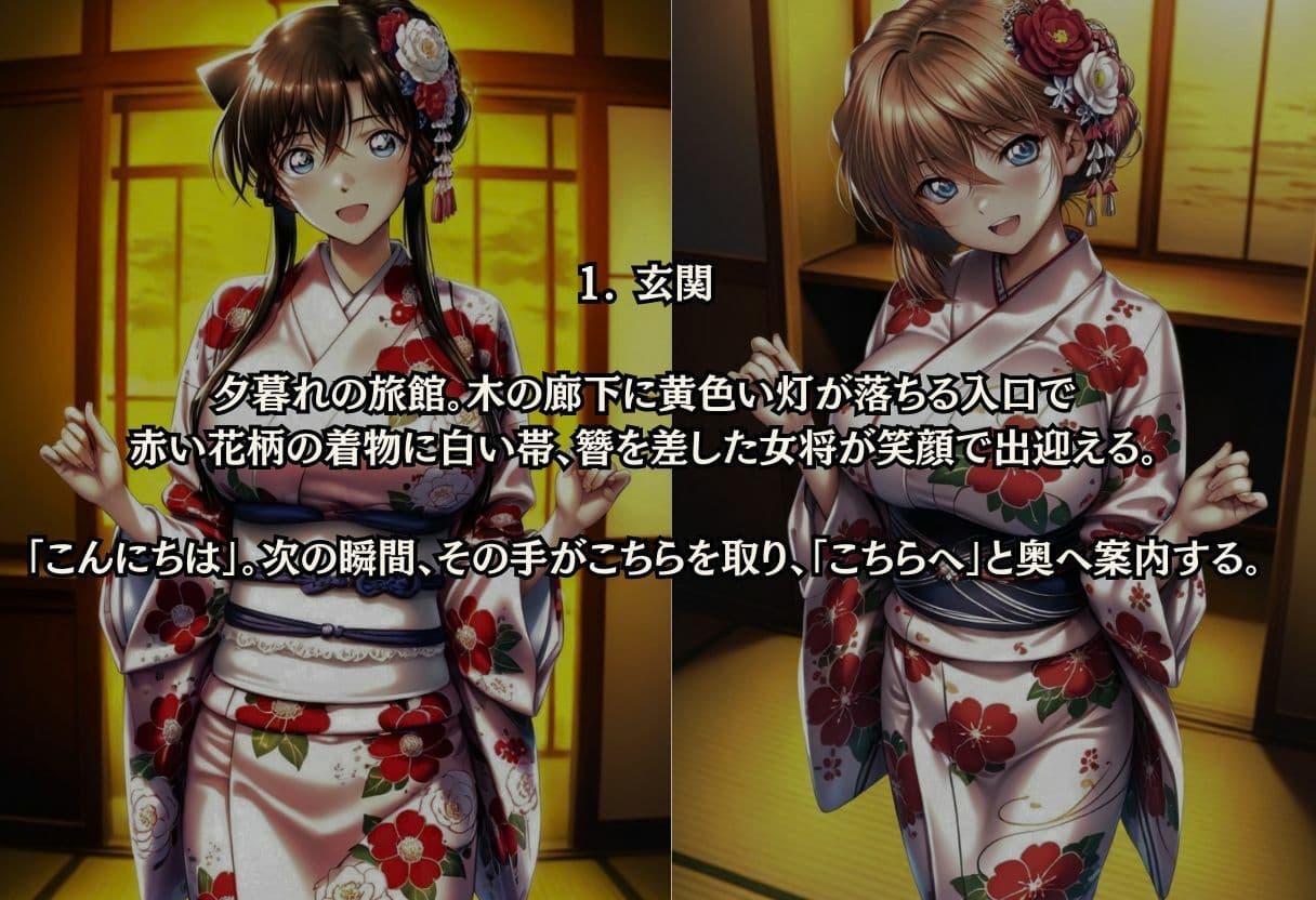 温泉旅館の女将さんと中出しSEX. サンプル1