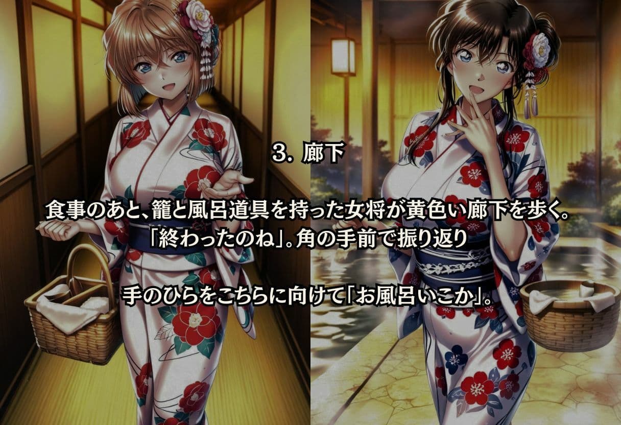 温泉旅館の女将さんと中出しSEX. サンプル3